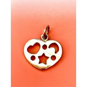 .925 Heart Astrology Sterling Silver Jewelry Charm #valentine